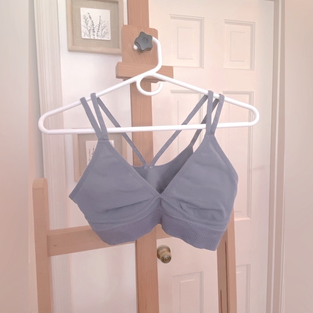 Fabletics Grey Low Impact Sports Bra